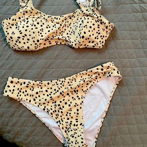 Printed bikini set